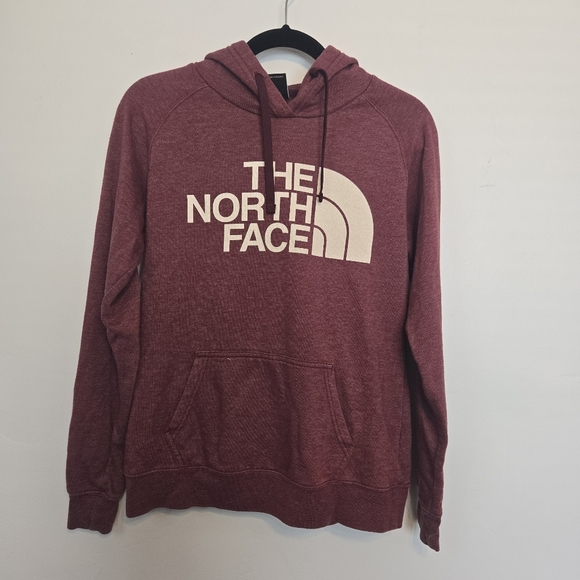 The North Face Tops - The North Face Red Hoodie Long Sleeve